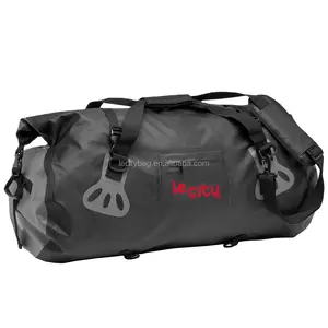 40 L 70 L PVC-Plane Motorrad-Reisetasche, Wochenend-Heck rucksack, wasserdichter Motorrad-Tank-Werkzeugs atz