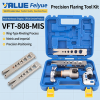 Kit d'outils de sertissage excentrique Feiyue VFT-808-MIS, ensemble de sertissage de tubes de précision, métrique et impérial, pour la climatisation et la réfrigération