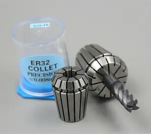 High Accuracy DIN6499B 18pcs ER Spring Collet Set ER32 Plastic Collet with spindle collet