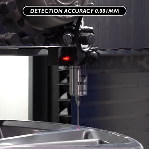 2025 HIENCE, nuevo diseño, corte de diamante, torno de reparación de ruedas Cnc, máquina de reparación de ruedas de aleación con poste de herramienta automático, - Product Image 4