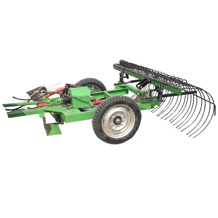 เครื่องจักรกลการเกษตรเครื่องตัดหญ้าสวนคราดหญ้าสำหรับรถแทรกเตอร์ขนาดเล็ก