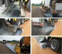 Camion épandeur de bitume SHACMAN 210HP, remorque routière, distributeur d'asphalte pour la construction et l'entretien routier