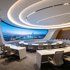 Écran LED incurvé P2.976 à haute fréquence de rafraîchissement 7680Hz, 4500 nits, pour des publicités vidéo fluides en extérieur - Product Image 6