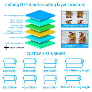 Dtf foglio di trasferimento di calore A3 A4 <span class=keywords><strong>pellicola</strong></span> di trasferimento di calore a4 foglio dtf hot peel fogli dtf <span class=keywords><strong>pellicola</strong></span> 13x19 per macchina <span class=keywords><strong>da</strong></span> stampa <span class=keywords><strong>digitale</strong></span> - Product Image 2