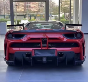 Kit de carrocería de parachoques de coche de fibra de carbono Hlaf estilo M para Ferrari <span class=keywords><strong>488</strong></span> GTB Kit de carrocería de coche modificado piezas de automóvil - Product Image 4