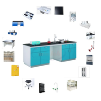 Ensemble de bureau et chaise pour bureau d'étudiant universitaire mobilier primaire tables de classe en gros kit de laboratoire de chimie pour lycée