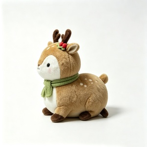 Mochila de Peluche de Reno Personalizada, Juguete de Peluche de Ciervo Navideño, Diseño de Ciervo con Manchas, Tema Invernal, Relleno de Algodón PP, Tamaño 51-99 cm - Product Image 3
