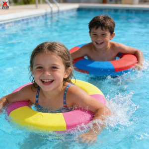 轻质可折叠 EVA 浮圈，适合成人 - 耐用防刮，适合夏季海滩泳池休闲 - Product Image 2
