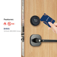 Cerradura Electrónica para Hotel Orbita, Sistema de Cerradura con Tarjeta RFID, WiFi, IP56, con Software de Gestión para Airbnb