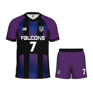 เสื้อฟุตบอลทีมฟุตบอลเสื้อฟุตบอลระบายอากาศได้ดีออกแบบตามต้องการ - Product Image 3