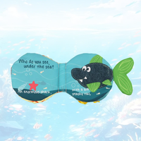 Livre en tissu doux éducatif avec différentes queues d'animaux en tissus sensoriels pour les petits apprenants