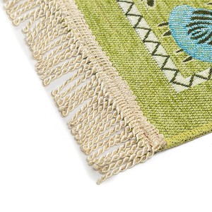 High-Quality Chenille Islamic Pilgrimage Rug <b>Mini</b> Prayer Mat Muslim Worship with Weaving Technology - Product Image 4