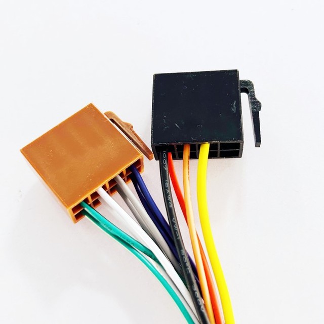 Car Stereo Radio Iso Radio Wire Harness Connector 16 Pin Conversion Cable