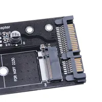 Adaptateur de carte convertisseur M.2 NGFF SSD vers SATA 3 3.0, protocole B & M Key, pour disques SSD 2230 2280 2242