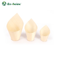 Gobelets en bois jetables écologiques en gros – 100 % biodégradables en bois de bouleau naturel, étanches pour le camping et les dim sum