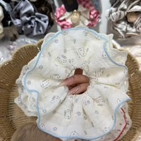 Nouveau style élégant coréen, dentelle à motif de fleurs de cerisier, double couche, design floral en treillis, fait main, haute élasticité