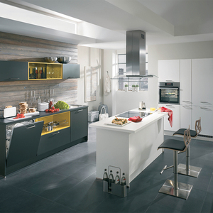 Muebles de Cocina Personalizados para Toda la Casa, Color Personalizado, Madera Contrachapada, Estilo Americano Moderno, Juego Completo con <span class=keywords><strong>Bisagras</strong></span> y Grifo - Product Image 6