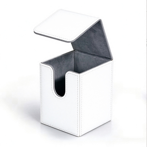 Caja de Almacenamiento Portátil de Cuero PU para Cartas Coleccionables, con Capacidad para Más de 100 Cartas, para Colecciones de TCG - Product Image 2