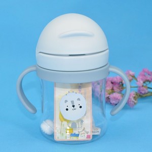Gobelet d'apprentissage pour enfants en plastique PC avec poignée, sans BPA, design cartoon, pour bébés de 1 à 2 ans - Product Image 2