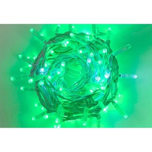 Catena Luminosa LED IP65 da 10 Metri con 100 LED Bianchi, Connettore Estensibile Verde per Giardino e Paesaggio, Corpo Lampada in PVC e Rame - Product Image 2