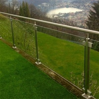 Inoxydable raccords de main courante avec le meilleur prix balustrade en verre de courrier