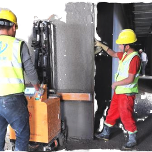 Máquina de Revestimiento de Paredes Automática para Cemento, Yeso y Mortero, Suministrada <span class=keywords><strong>por</strong></span> China, <span class=keywords><strong>Precio</strong></span> de Fábrica - Product Image 1