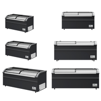 Congélateur coffre commercial OEM/ODM 500-900L -22°C ° Congélateur vertical C à économie d'énergie R290 avec contrôle numérique et grande capacité