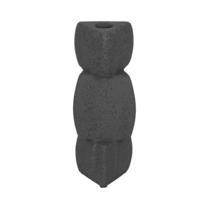 Ceramic Stacked Candle Holder Modern Taper Candlestick For Mantel <b>Console</b> <b>Table</b> Living Room Decor - Product Image 1
