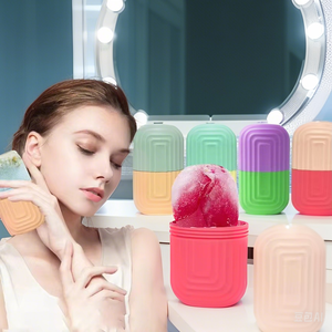Food Grade Silicone Face Roller Massager Sustainable Ice <strong>Cube</strong> Mold for Facial Contouring for Beauty Care or Ice <strong>Maker</strong> - Product Image 1