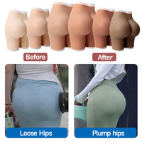 Culottes rembourrées en silicone pour les fesses artificielles, sous-vêtements pour travestis, hanches en silicone, taille amincissante pour femmes