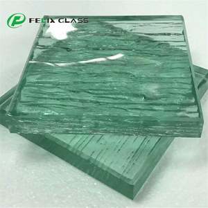 8mm 10mm 12mm Fused Ribbed Kiln Cast Glass for Shower Cabin Industrial Lighting Decorative Clear - Product Image 5
