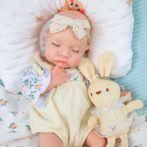 Muñeca Bebé <span class=keywords><strong>Reborn</strong></span> de <span class=keywords><strong>Silicona</strong></span> Sólida de Alta Calidad de 13 Pulgadas, Realista, Recién Nacida, Niña Pequeña, Muñeca de <span class=keywords><strong>Silicona</strong></span> - Product Image 1