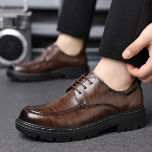 Zapatos Formales de Cuero para Hombre, Estilo Británico, Casuales, Transpirables, Zapatos de Vestir, Gran Venta 2026 - Product Image 4
