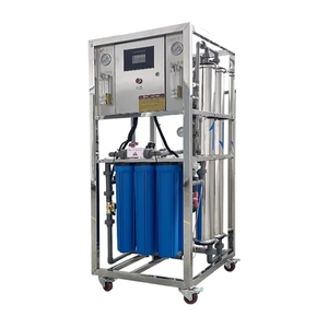 ระบบอุตสาหกรรม LEVAO 500LPH พร้อมถังเมมเบรน SS304 ได้รับการรับรองมาตรฐาน CE สำหรับโรงงาน โรงงานบรรจุขวด และกระบวนการผลิตอาหารแบบ Reverse Osmosis - Product Image 3