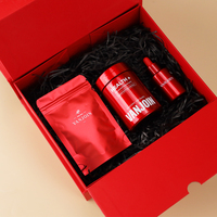 50ml 500ml Cam Kapsül Hap Şişesi Özel Yeşil Damlalıklı Şişe Standlı Fermuarlı Kese Çantası 3'ü 1 Arada Kombinasyon Seti Saç Takviyesi Markaları İçin