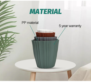 Foyooplanter, <span class=keywords><strong>maceta</strong></span> de plástico reciclada para bonsái de plantas grandes vacías con bandeja de agujeros de drenaje - Product Image 3