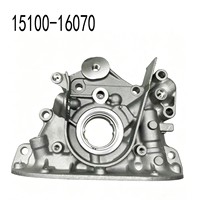 Pompe à huile moteur OEM 15100-16070 15100-02120 15100-15080 compatible avec Corolla Vios 5A-FE 8A-FE, ensemble de pompe à huile de lubrification