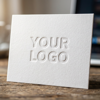 Cartes de remerciement personnalisées imprimées, fond blanc, pour petites entreprises, cartes d'insertion en vrac, OEM, vente en gros, design minimaliste et épuré