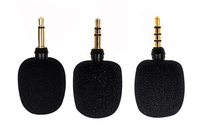 Headset game Boom fleksibel, dengan mikrofon nirkabel bisa dilepas 3.5mm Mic Boom