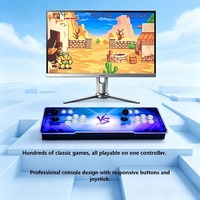 Console de jeu 3D rétro avec carte PCB, 2 joueurs, pour usage domestique, 2448 jeux, machine de jeu vidéo rétro