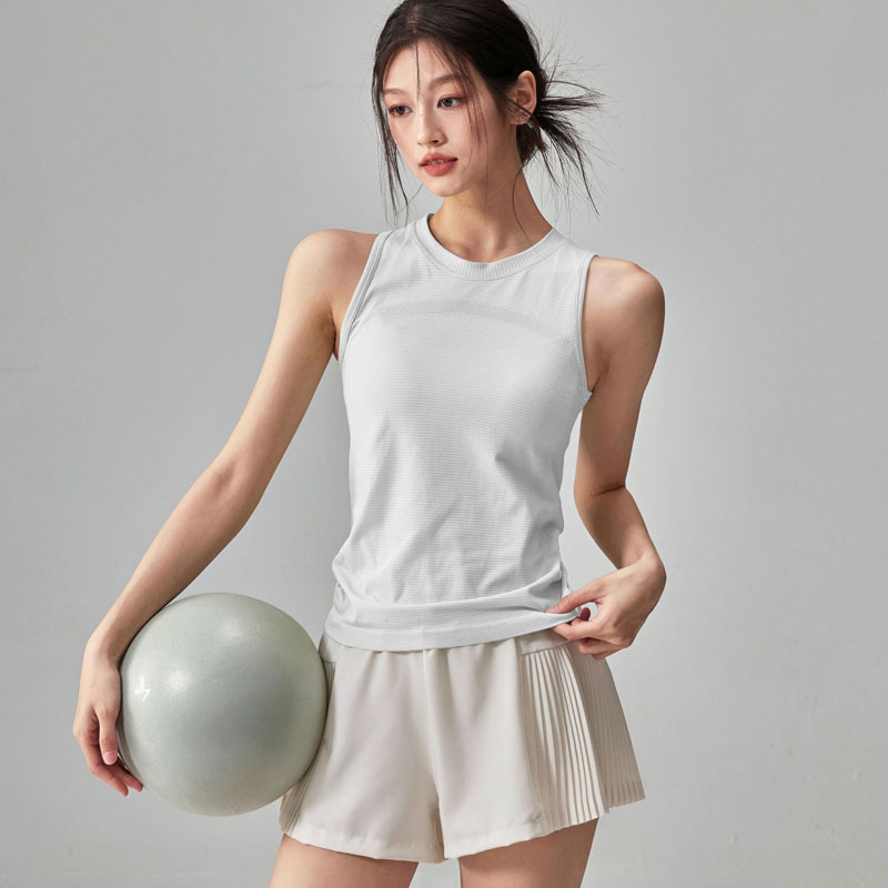 Loose and Comfortable Fitness Suit Top Quick Drying Breathable Yoga Suit Vest 2025 Summer New Sleeveless Sports T-shirt