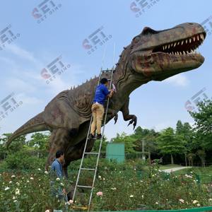 Dinosaurios Robóticos Gigantes del <span class=keywords><strong>Parque</strong></span> <span class=keywords><strong>de</strong></span> <span class=keywords><strong>Atracciones</strong></span> <span class=keywords><strong>Jurassic</strong></span> <span class=keywords><strong>World</strong></span>, Dinosaurio Animatrónico Modo T-rex para <span class=keywords><strong>Parque</strong></span> Temático, Venta Caliente <span class=keywords><strong>de</strong></span> Fábrica - Product Image 2