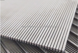 ステンレス鋼304スクリーン特定のサイジングループ分離ジョンソンウェッジワイヤーフラットパネルスクリーン - Product Image 6