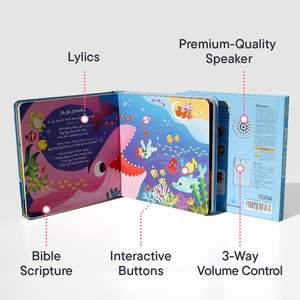 Libros de Sonido Cristianos de Héroes Bíblicos para Niños, Libro Musical Interactivo con 6 Canciones Bíblicas - Product Image 6