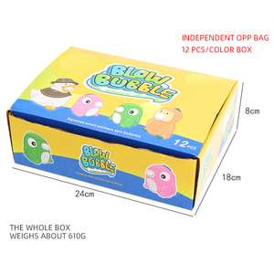 ของเล่นบีบคลายเครียดรูปสัตว์ตลกๆ เป่าฟองสบู่ บรรเทาความเครียด - Product Image 6