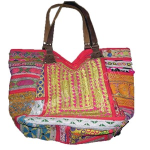 Sac AFGANI Banjara en cuir avec poignée - Product Image 6