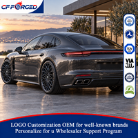 Prix d'usine en gros, jantes en alliage forgé monobloc 20 21 22 pouces, noir, 5x130, pour Porsche Panamera berline