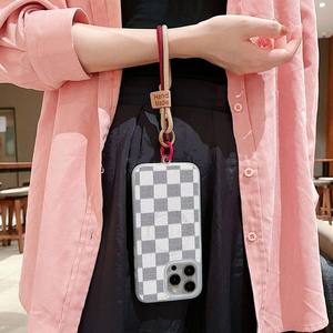 Anti-drop Mobile Phone Lanyard Braided <b>Rope</b> Smiley Face High-end <b>Light</b> Women's Mobile Phone Chain Mobile Phone <b>Rope</b> - Product Image 3