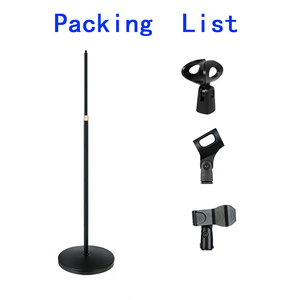 GAZ-207 Nhà Sản Xuất Bán Hàng Trực Tiếp Microphone Trọng Đĩa Sàn Đứng Hiệu Suất Karaoke Nhảy Múa Mic Di Động Phát Sóng Trực Tiếp - Product Image 5