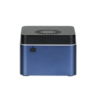 Nueva Mini PC de Escritorio Portátil para Juegos, Intel J4105 de Cuatro Núcleos, Tamaño Pequeño, 2 Puertos USB, 1 Puerto LAN, 1 Puerto HD, 1 Ranura para Tarjeta TF, Tipo-C DC 12V